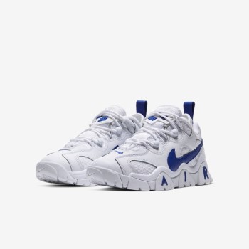 Nike Air Barrage Low - Nagyobb Gyerek Kosárlabda Cipő - Fehér/Kék